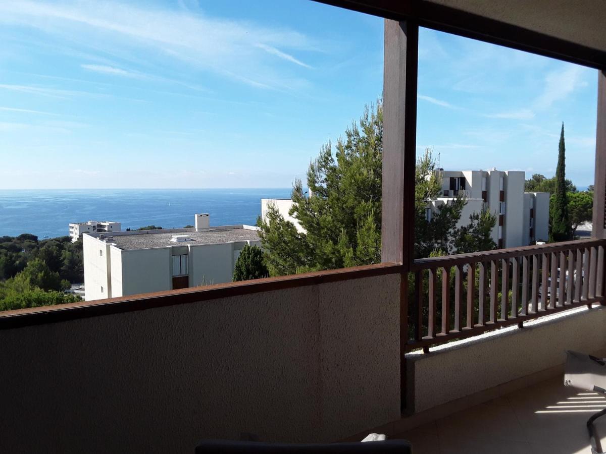 Magnifique Vue Baie Et Cap Canaille Parking/Piscine Apartment Cassis Exterior foto